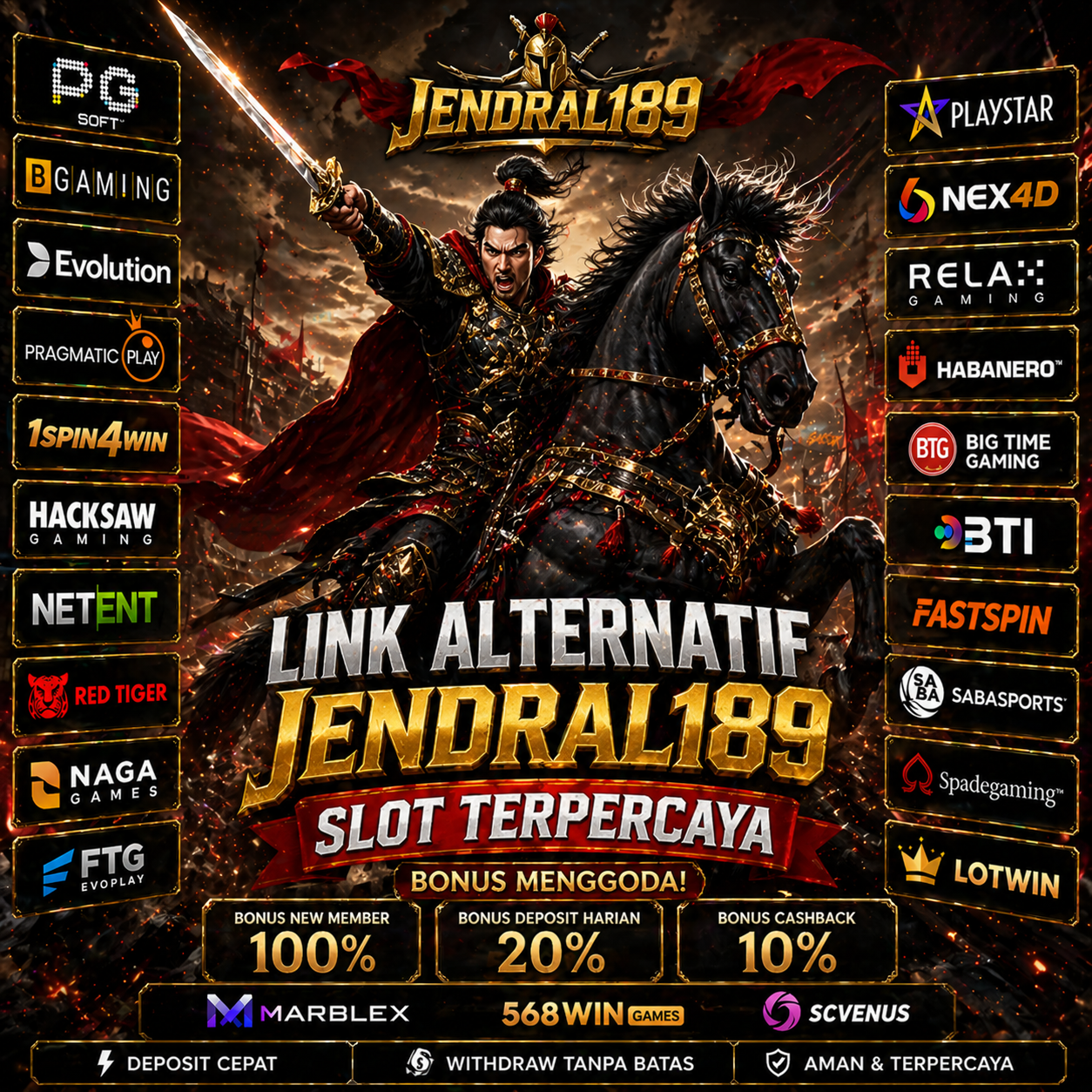 JENDRAL189 | Link Alternatif Login Terbaru by Hey siriusly
